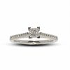 Thumbnail Image 0 of 1/2 CT. T.W. Certified Colorless Princess-Cut Diamond Solitaire Engagement Ring in 18K White Gold
