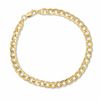 Thumbnail Image 1 of Men's Curb Chain Necklace and Bracelet Set in 10K Gold