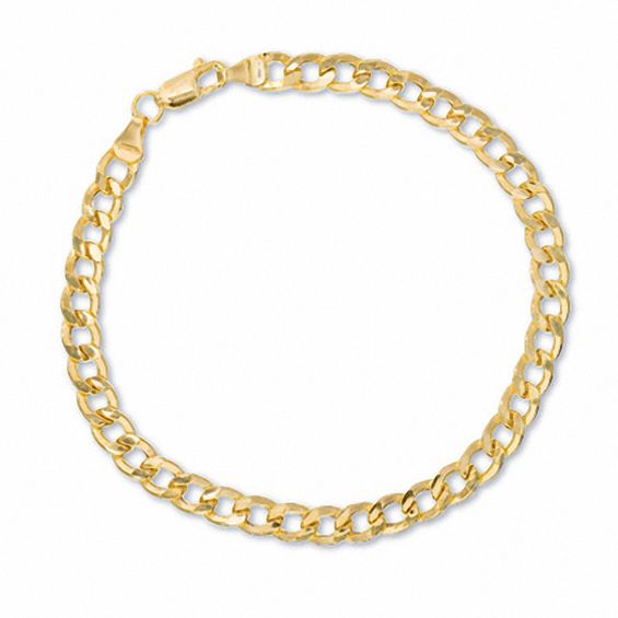 Curb Chain Necklace and Bracelet Set in 10K Gold