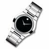 Thumbnail Image 1 of Men's Movado Fiero Watch with Diamond Bezel and Black Dial (Model: 0605768)