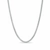 Thumbnail Image 1 of 0.8mm Adjustable Box Chain Necklace in 14K White Gold - 22"