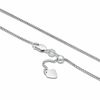 Thumbnail Image 2 of 0.8mm Adjustable Box Chain Necklace in 14K White Gold - 22"