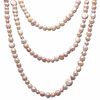 Thumbnail Image 1 of Mixed Pink Freshwater Cultured Pearl Strand- 80.0"