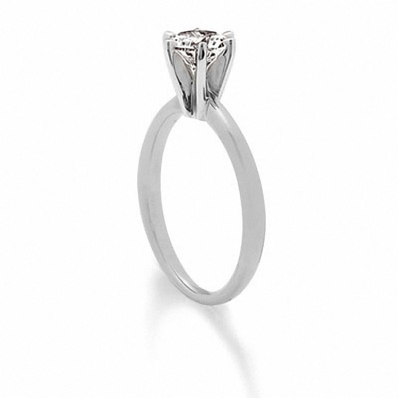 1 CT. Diamond Solitaire Engagement Ring in 14K White Gold