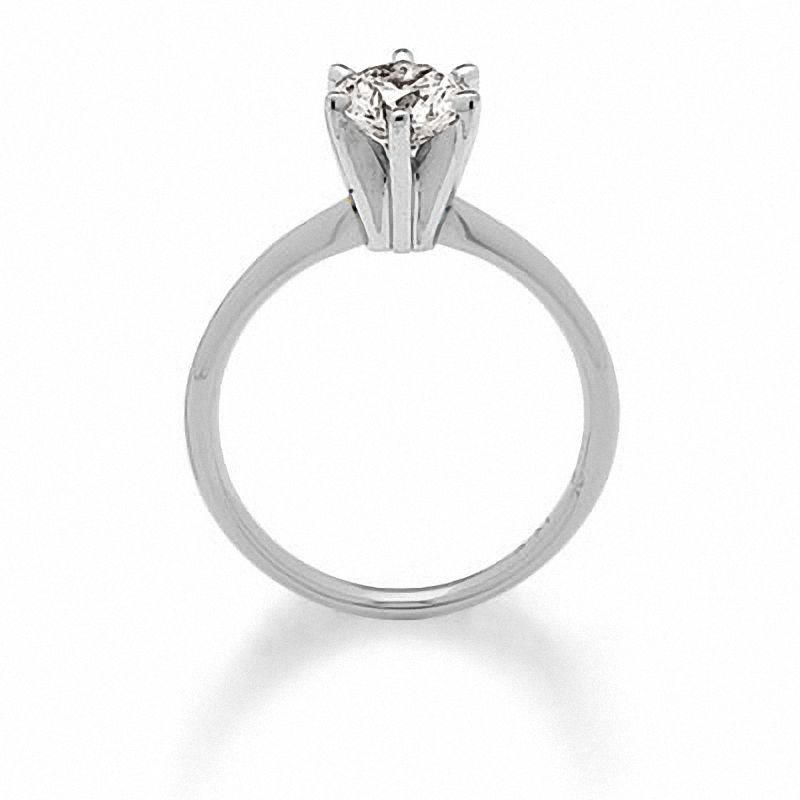 1 CT. Diamond Solitaire Engagement Ring in 14K White Gold