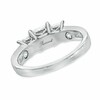Thumbnail Image 3 of 1/2 CT. T.W. Princess-Cut Diamond Past Present Future® Ring in 14K White Gold