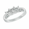 Thumbnail Image 2 of 1/2 CT. T.W. Princess-Cut Diamond Past Present Future® Ring in 14K White Gold