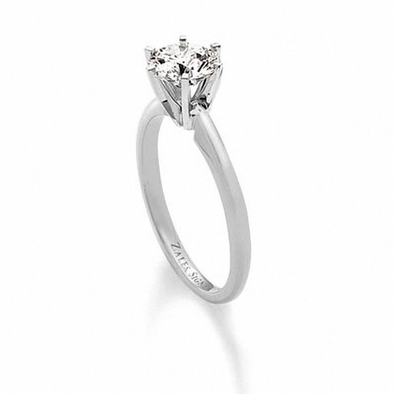 1 CT. Certified Diamond Solitaire Engagement Ring in 14K White Gold