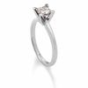 Thumbnail Image 2 of 3/4 CT. Square-Cut Certified Diamond Solitaire Engagement Ring in 18K White Gold - Signature Collection
