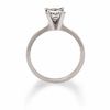Thumbnail Image 3 of 3/4 CT. Square-Cut Certified Diamond Solitaire Engagement Ring in 18K White Gold - Signature Collection