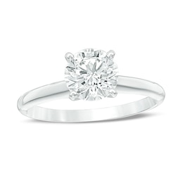 1-1/2 CT. Certified Diamond Solitaire Engagement Ring in 14K White Gold (I/I1)