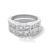 Thumbnail Image 0 of 2 CT. T.W. Quad Princess-Cut Diamond Bridal Set in 14K White Gold