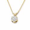 Thumbnail Image 0 of 1/3 CT. Diamond Solitaire Pendant in 14K Gold