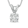 Thumbnail Image 0 of 1 CT. Diamond Solitaire Pendant in 14K White Gold