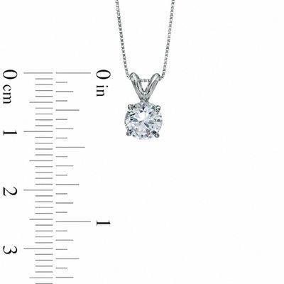 Zales 1 Ct. Diamond Solitaire Pendant