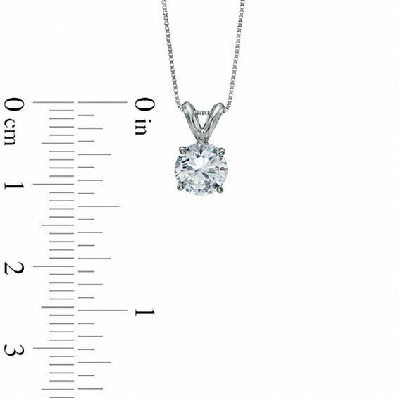 1 CT. Diamond Solitaire Pendant in 14K Gold