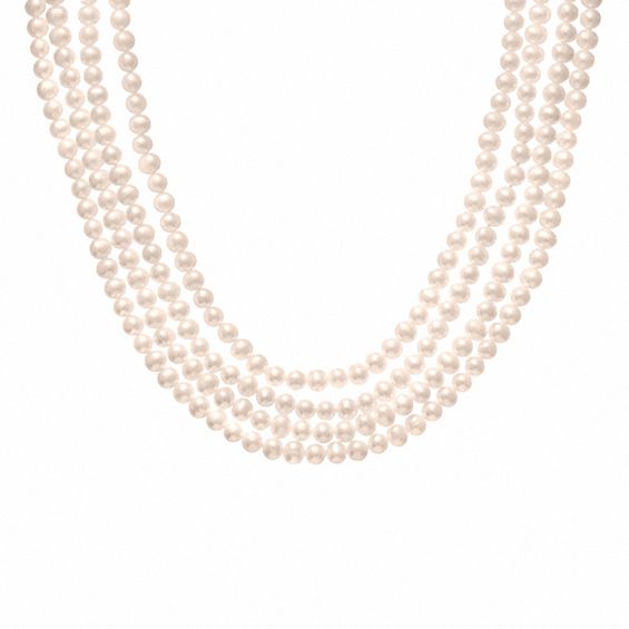 100" Cultured Freshwater Pearl Strand Necklace