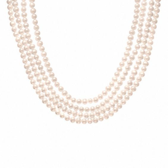 100" Freshwater Cultured Pearl Strand Necklace