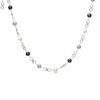 Thumbnail Image 1 of Multi-Color Freshwater Cultured Pearls Beaded Necklace in Sterling Silver
