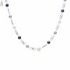 Thumbnail Image 0 of Multi-Colored Cultured Freshwater Pearls Beaded Necklace in Sterling Silver