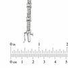 Thumbnail Image 3 of 1 CT. T.W. Diamond Channel "X" Bracelet in 10K White Gold