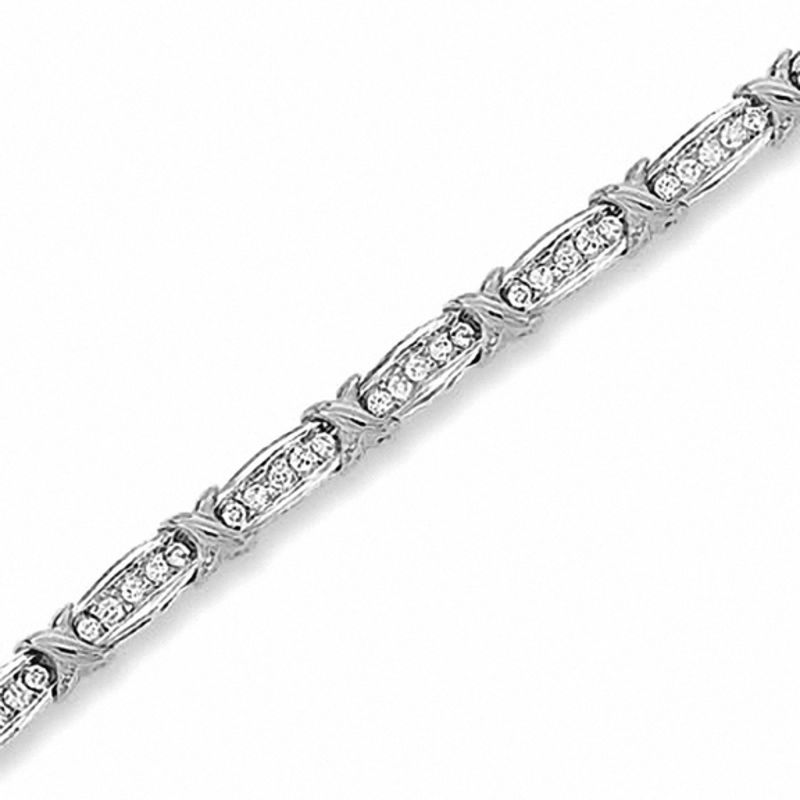 Stackable Round Diamond Tennis Bracelet 10K Gold 4.5ct 000338