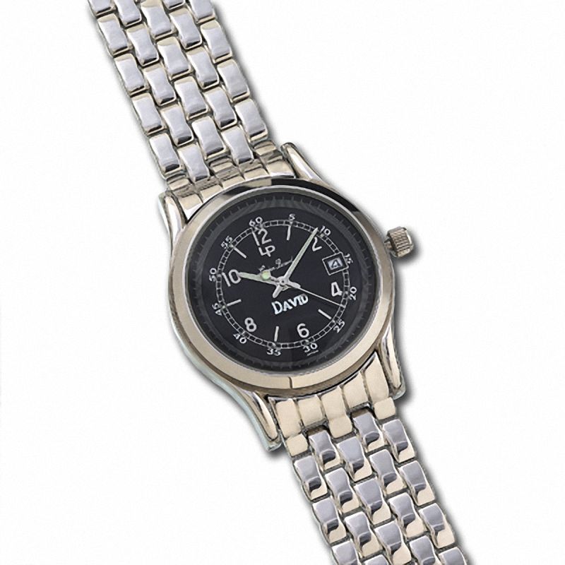 Main Image 1 of Men's Lucien Piccard Watch with Black Dial (Model: 26493BK)