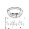 Thumbnail Image 3 of 1 CT. T.W. Diamond Three Stone Ring in 14K White Gold