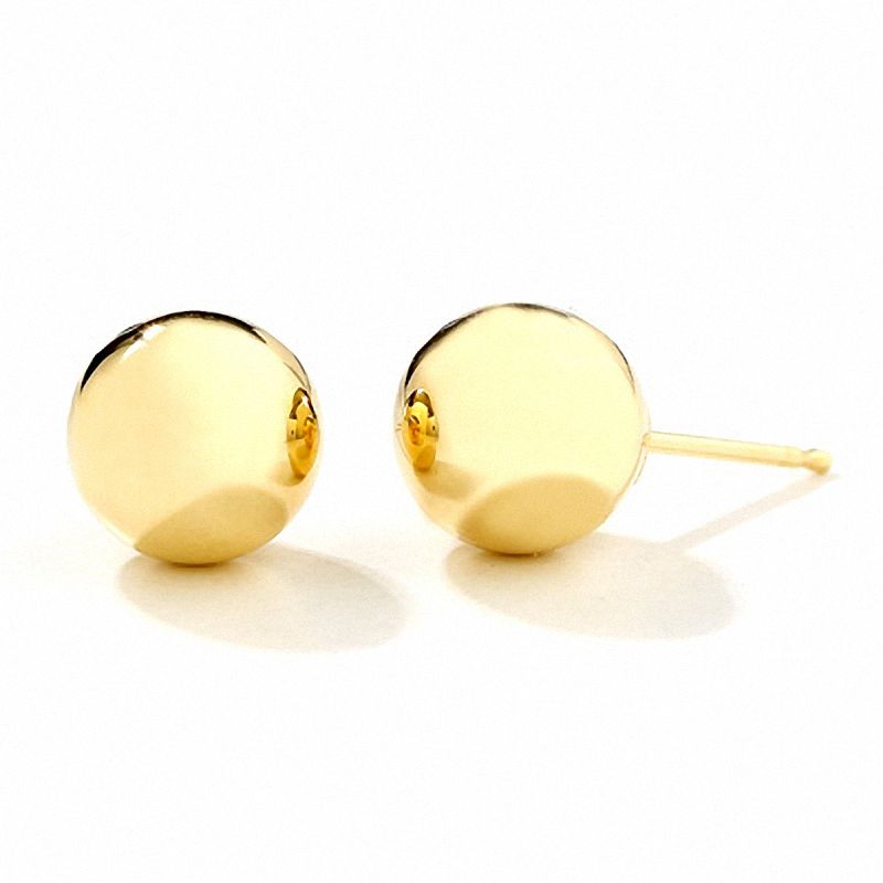 Main Image 1 of 14K Gold 7.0mm Ball Stud Earring