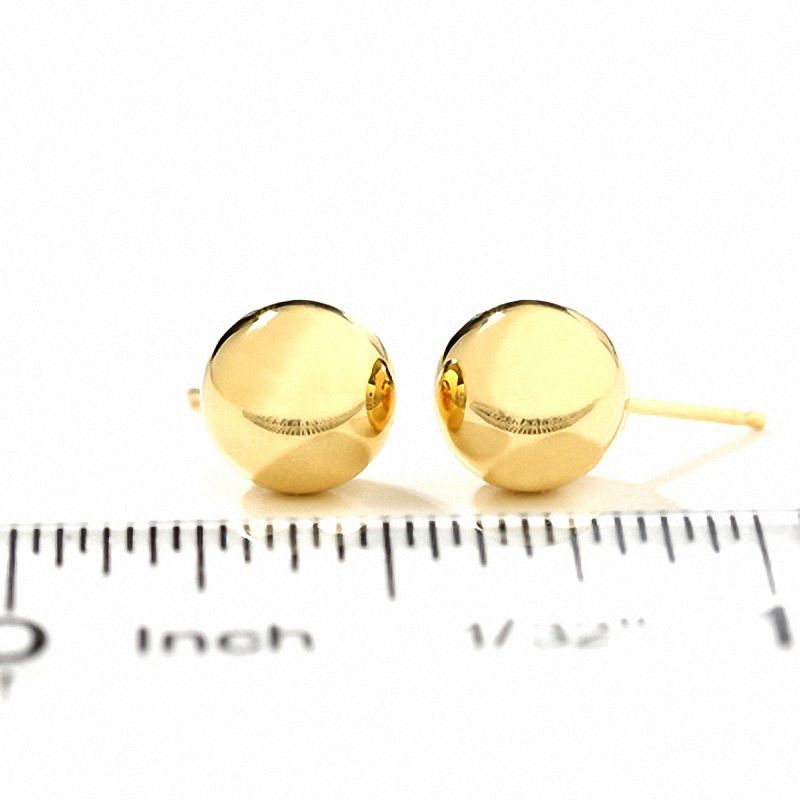 14K Gold 7.0mm Ball Stud Earring