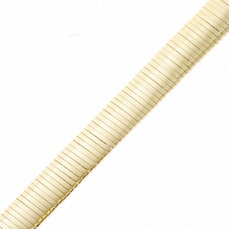 Main Image 2 of Ladies' 14K Gold 6.0mm Reversible Omega Necklace