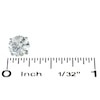 Thumbnail Image 2 of 2 CT. T.W. Diamond Solitaire Stud Earrings in 14K White Gold