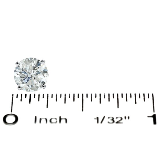 2 CT. T.w. Diamond Solitaire Stud Earrings in 14K White Gold