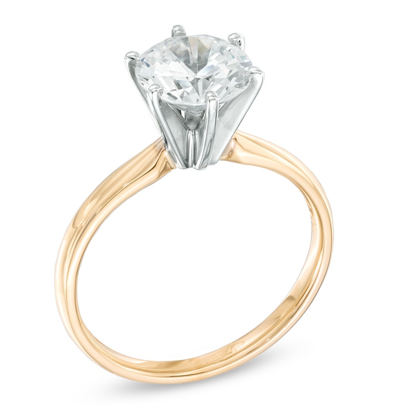 3 CT. Certified Diamond Solitaire Engagement Ring in 14K Gold (I/I2)