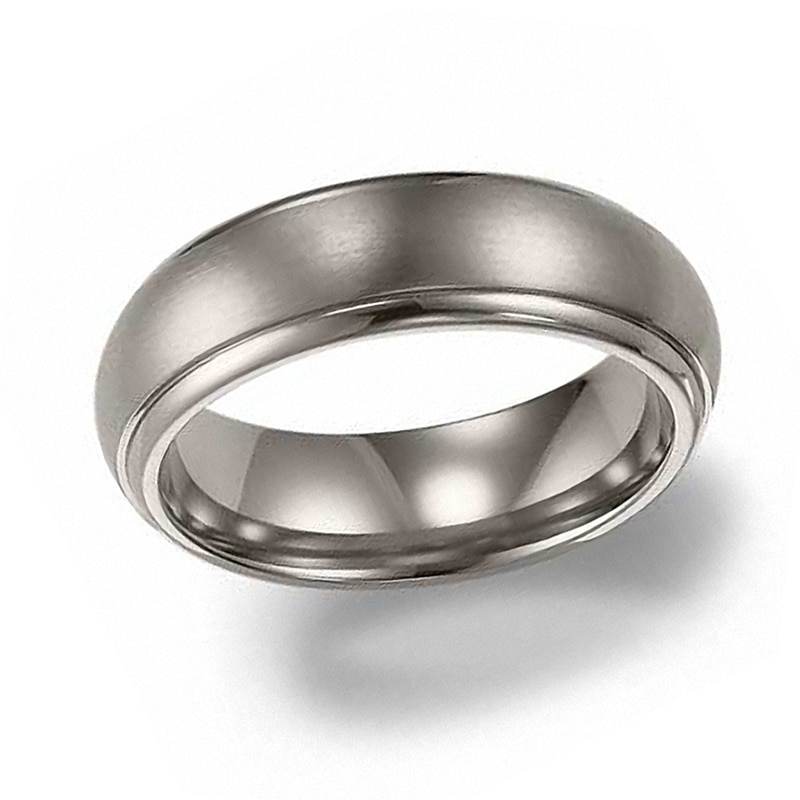 Main Image 1 of Triton 6.0mm Titanium Wedding Band