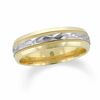 Thumbnail Image 0 of Ladies' 14K Two-Tone Gold 6.0mm Wedding Band