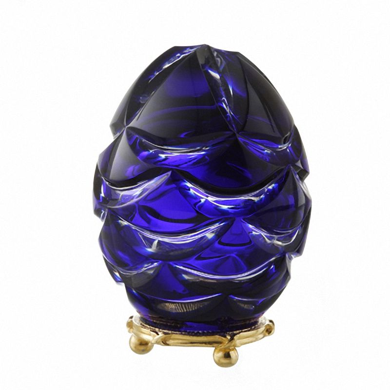 Fabergé® Petite Pine Cone Egg, Cobalt
