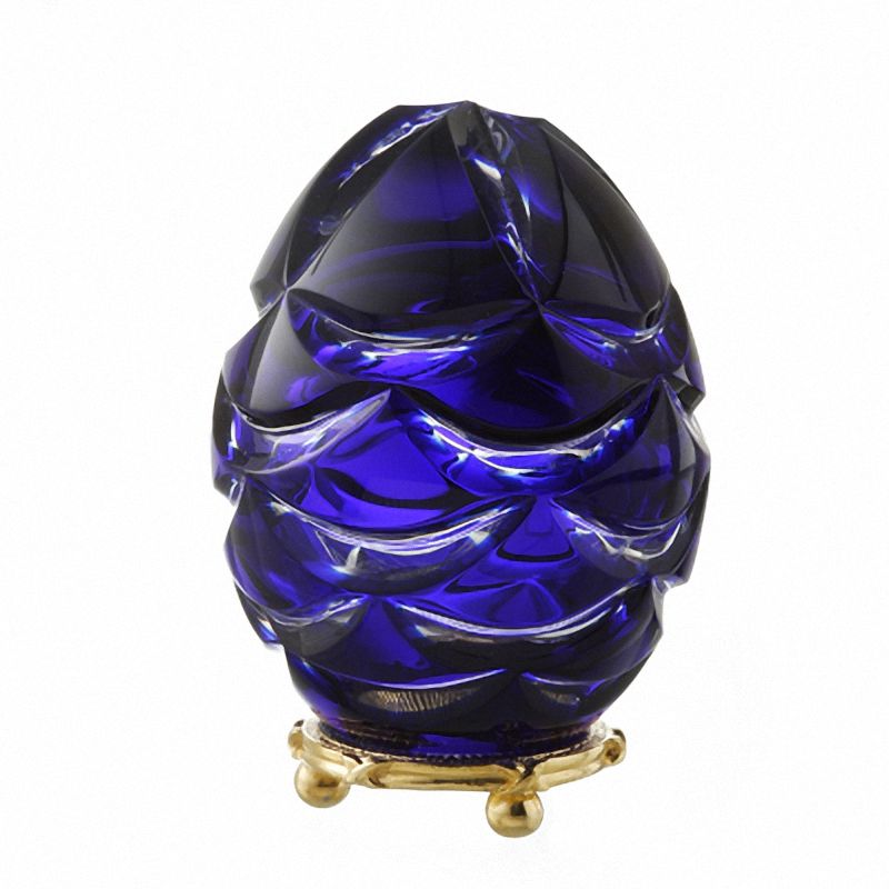 Main Image 1 of Fabergé® Petite Pine Cone Egg, Cobalt