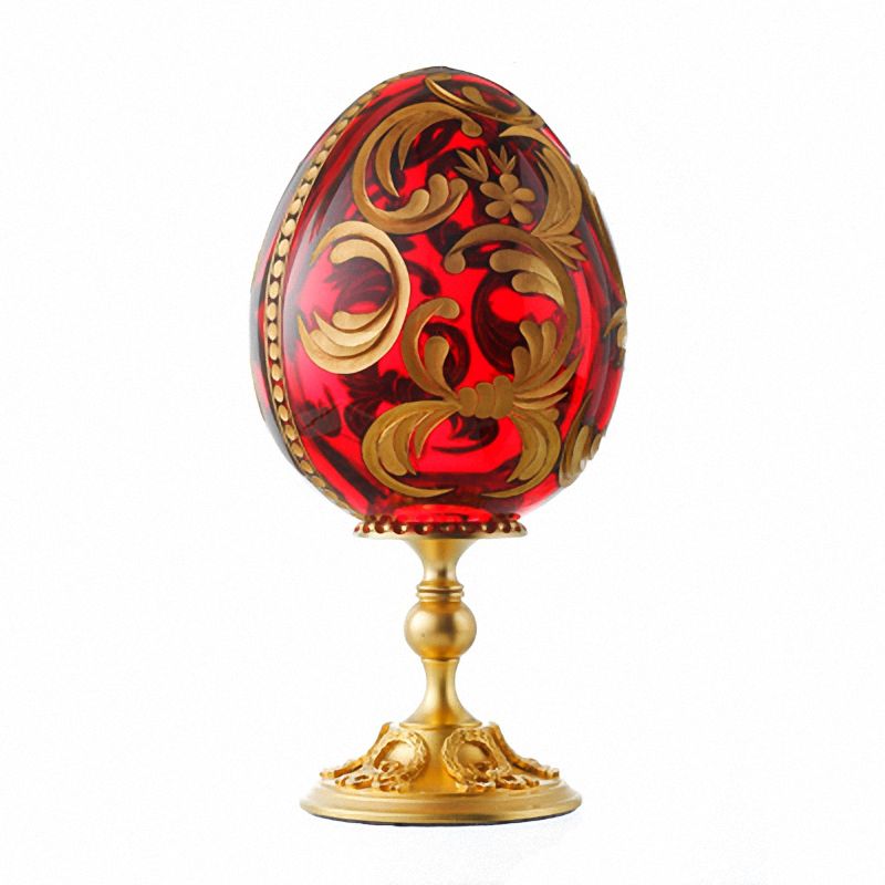 Main Image 1 of Fabergé® Alexandra Egg, Red Crystal