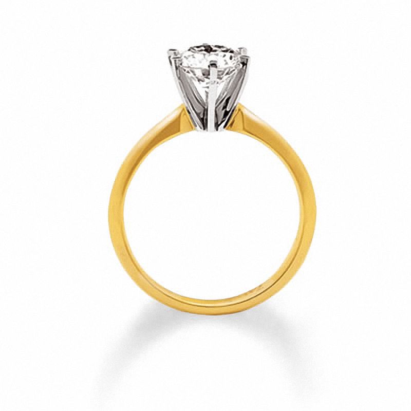 Main Image 3 of 1-1/2 CT. Certified Diamond Solitaire Engagement Ring in 18K Gold