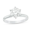 Thumbnail Image 0 of 2 CT. Certified Diamond Solitaire Six Prong Engagement Ring in 14K White Gold (I/I2)