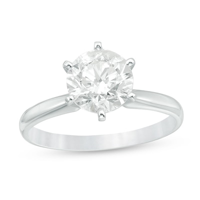 2 Ct Certified Diamond Solitaire Six, How Much Does It Cost To Coat A Ring In White Gold
