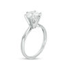 Thumbnail Image 2 of 2 CT. Certified Diamond Solitaire Six Prong Engagement Ring in 14K White Gold (I/I2)