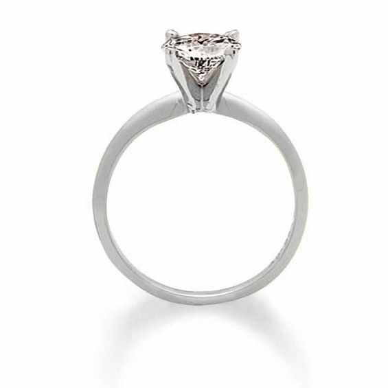 2 CT. Certified Diamond Solitaire Engagement Ring in 14K White Gold