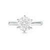 Thumbnail Image 5 of 2 CT. Certified Diamond Solitaire Six Prong Engagement Ring in 14K White Gold (I/I2)