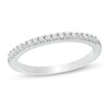 1/8 CT. T.w. Colorless Diamond Wedding Band in 18K White Gold