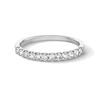 Thumbnail Image 1 of 1/3 CT. T.W. Certified Diamond Band in 18K White Gold (F/I1)