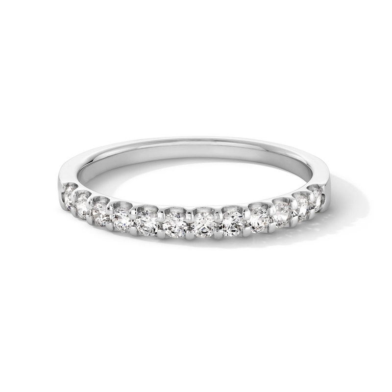 Main Image 1 of 1/3 CT. T.W. Certified Diamond Band in 18K White Gold (F/I1)