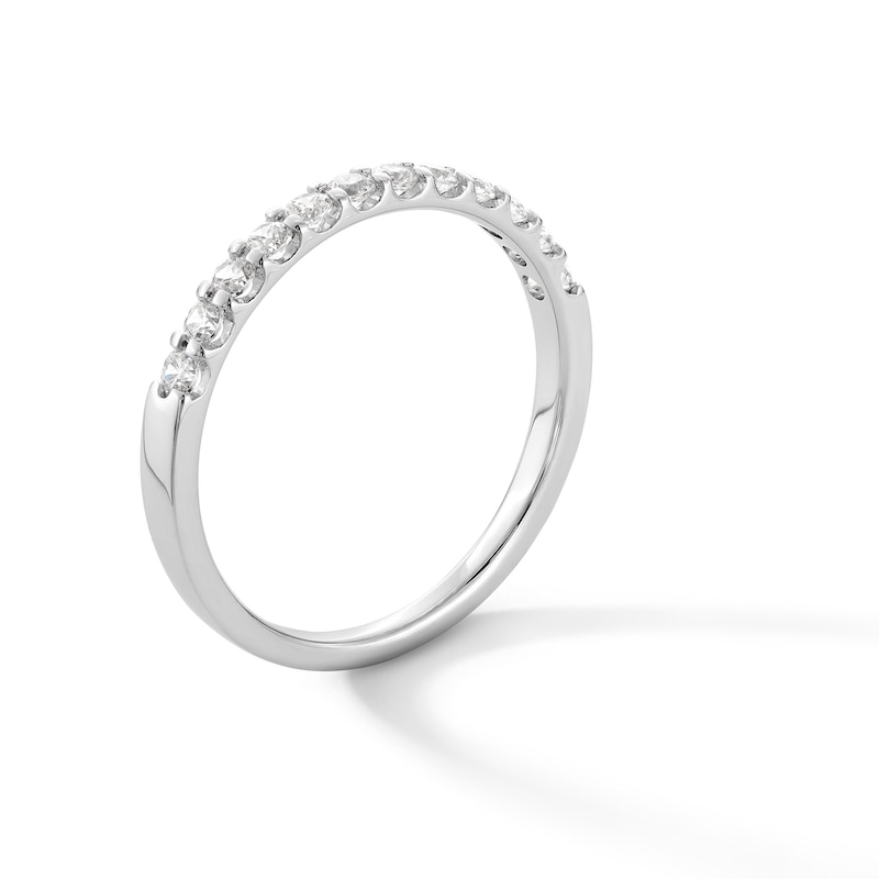 Main Image 3 of 1/3 CT. T.W. Certified Diamond Band in 18K White Gold (F/I1)