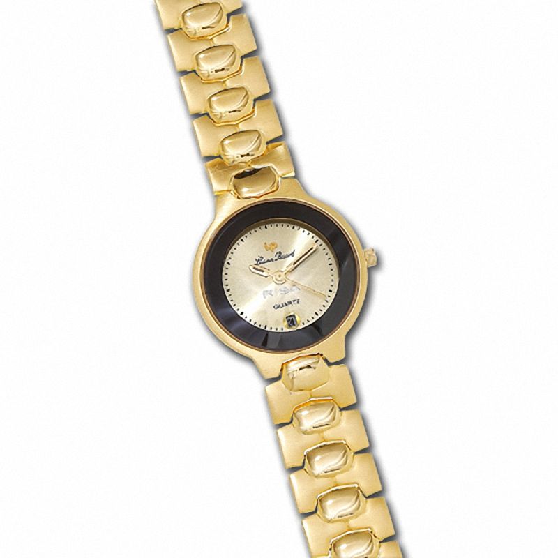 Ladies' Lucien Piccard Gold-Tone Watch with Champagne Dial (Model: 26258)
